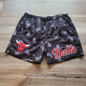 Pro Standard Chicago Bulls Black Paisley Men's Shorts